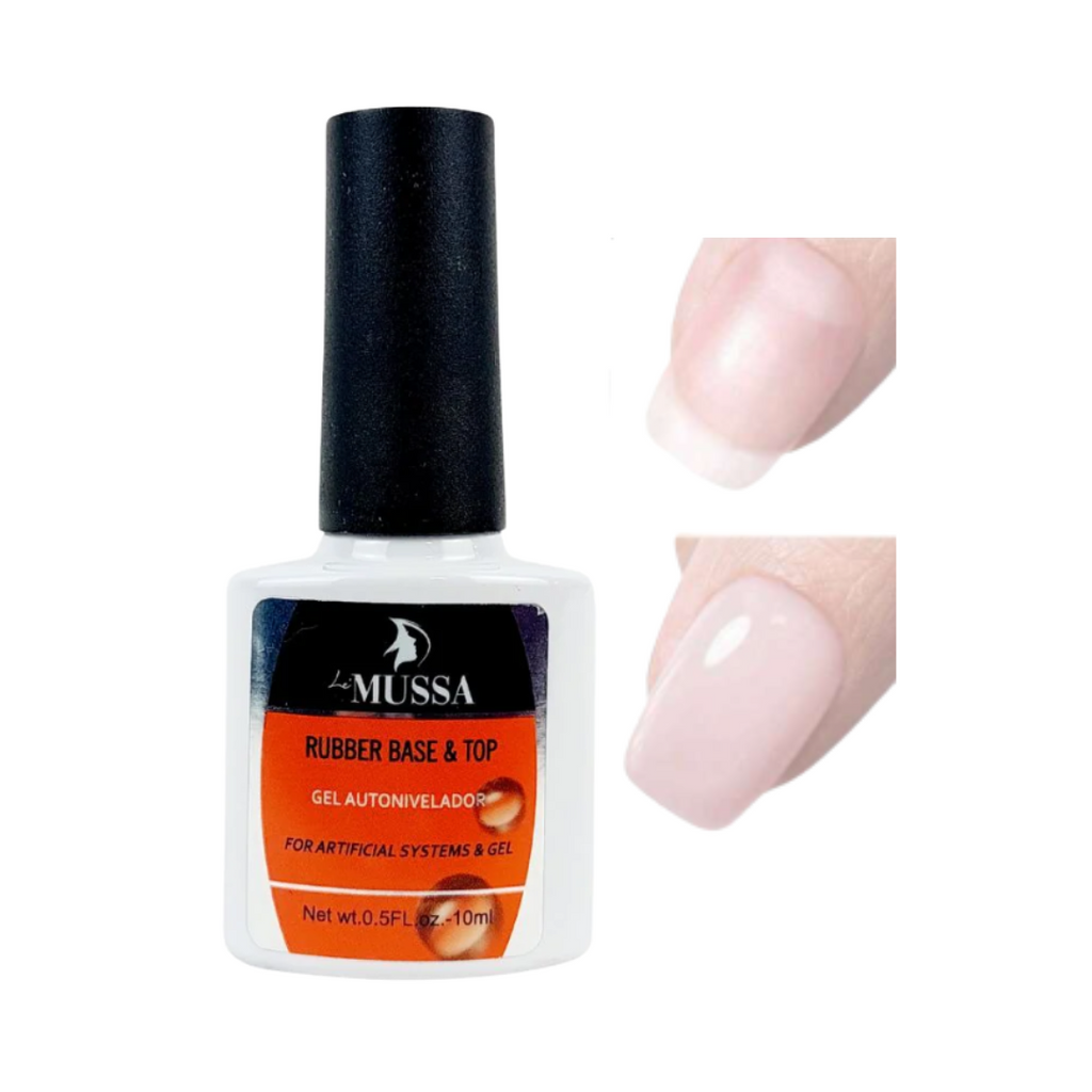 RUBBER BASE Y TOP GEL 10 ML MUSSA