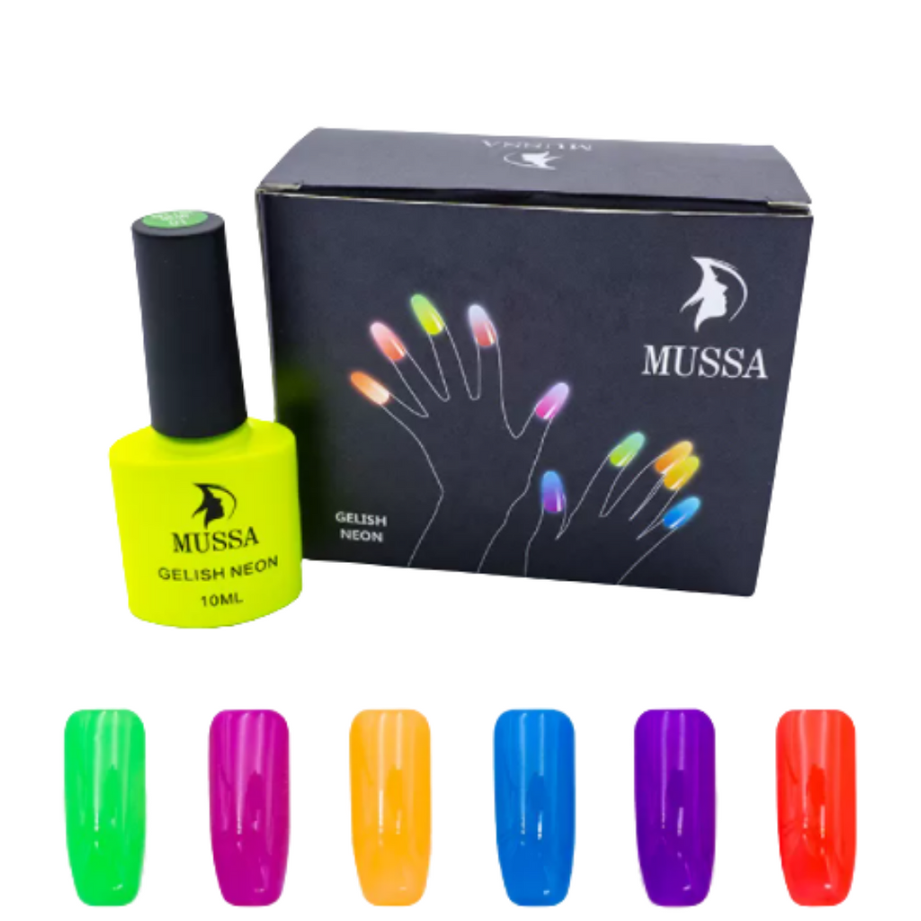 Gelish Lé Mussa Gama Neón A c/6pz