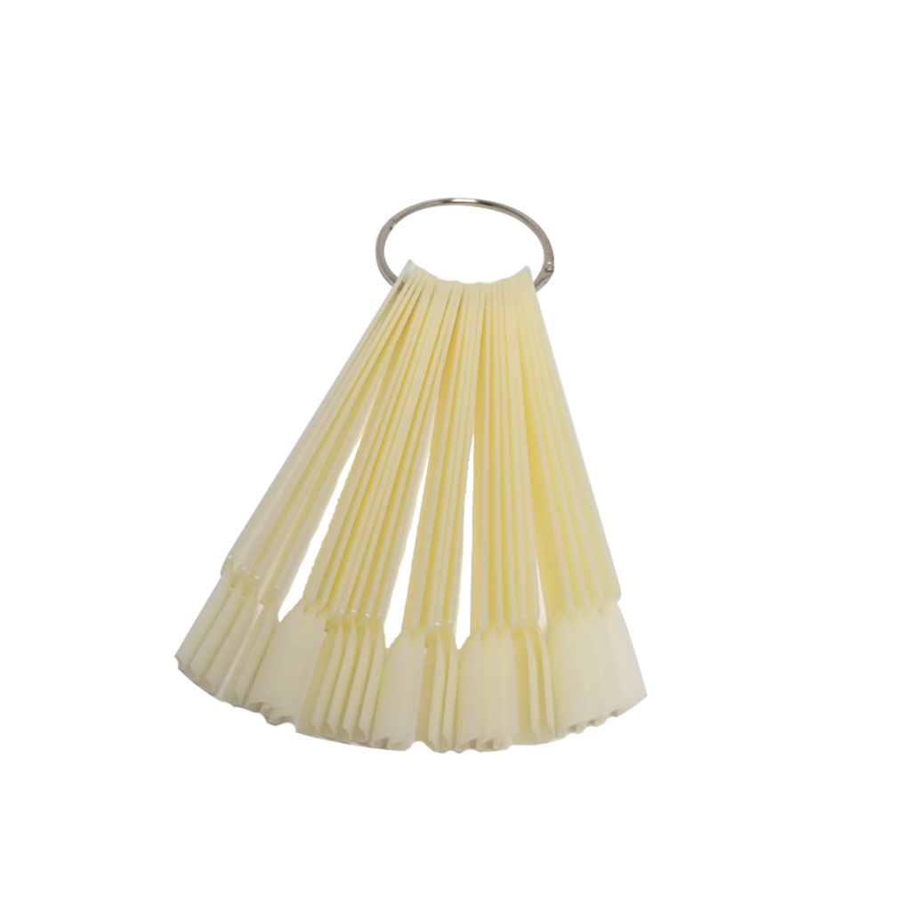 Muestrario Palitos Abanico Natural o Cristal 50 palitos