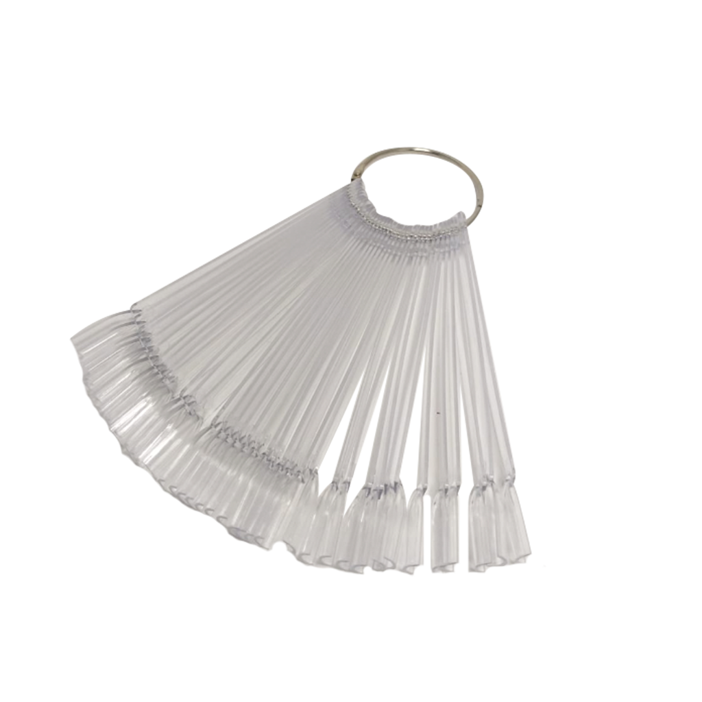 Muestrario Palitos Abanico Natural o Cristal 50 palitos