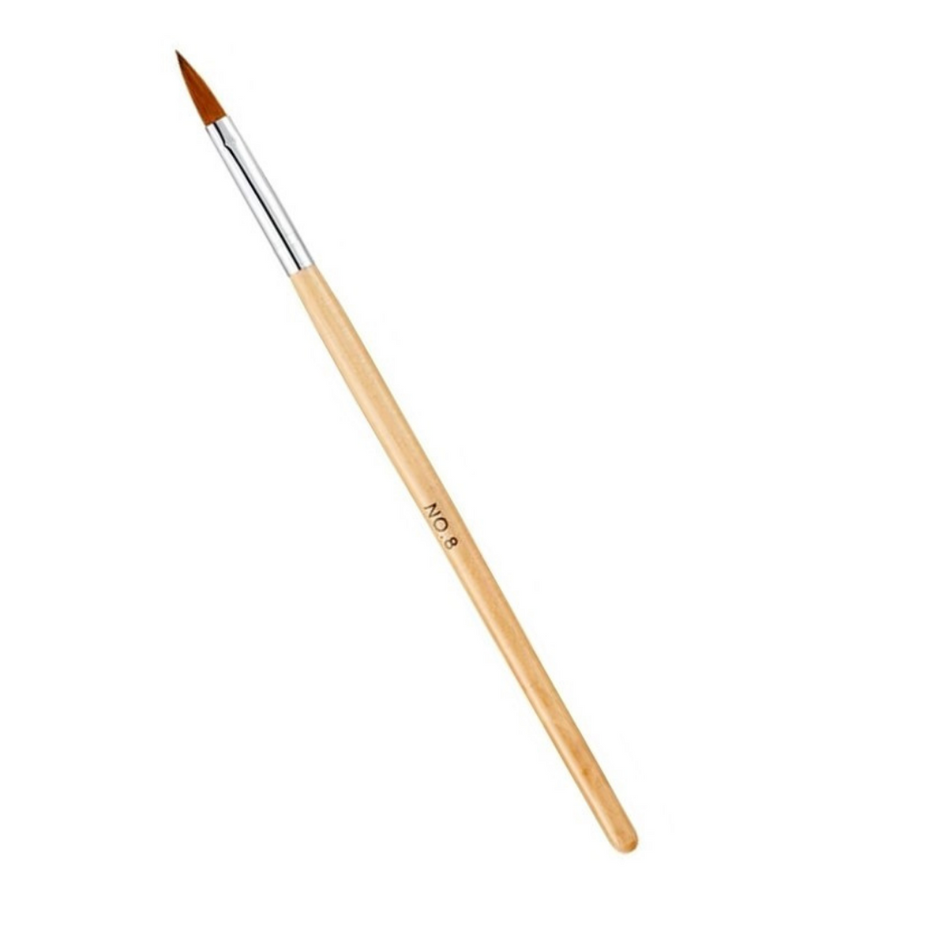 Pincel Para Acrílico y Decoración de Uñas Estudiantil de Madera Lé Mussa