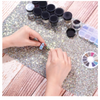 Tapete Cristal Para Manicura de Uñas (Escoge tu Color Favorito)