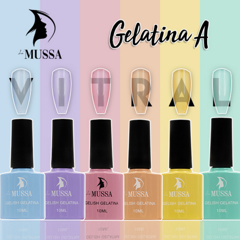 Gelish Lé Mussa Gama Gelatina A c/6pz