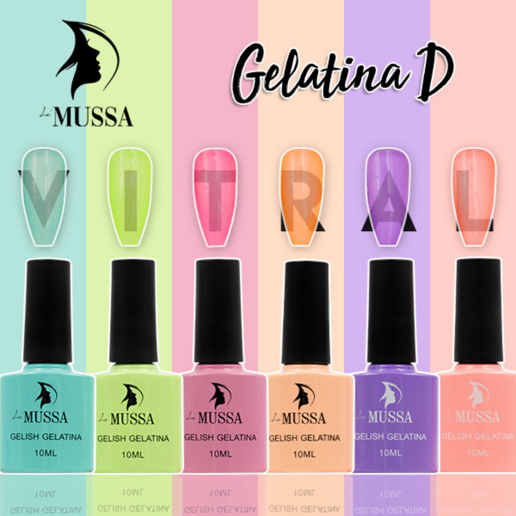 Gelish Lé Mussa Gama Gelatina D c/6pz